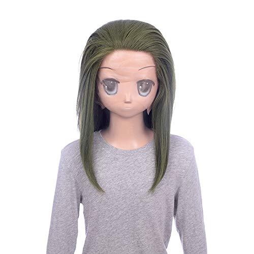 Fujitatsu Natural Hairline, Hand-Tie Front Lace, Heat-Resistant Cosplay Wig, Slicked-Back, Green, Moss Green (T2609) AL45-T2609
Fujitatsu Natural Hairline, Hand-Tie Front Lace, Heat-Resistant Cosplay Wig, Slicked-Back, Green, Moss Green (T2609) AL45-T2609