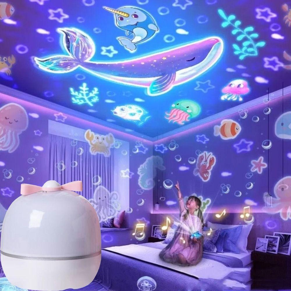 USB Starry Projector Night Music Box Night Light Colored Galaxy Lamp Home Decor 6 Slides
USB Starry Projector Night Music Box Night Light Colored Galaxy Lamp Home Decor 6 Slides