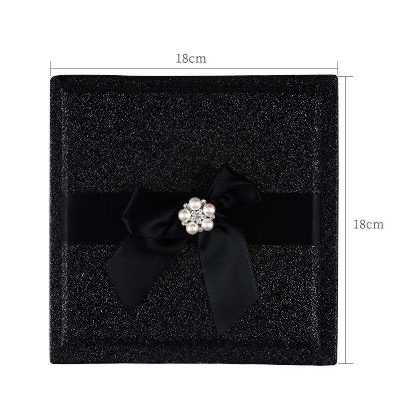 European Style Pearl Bow Wedding Invitation Card with Ribbon and Thickened Crystal Plating чорний
European Style Pearl Bow Wedding Invitation Card with Ribbon and Thickened Crystal Plating чорний