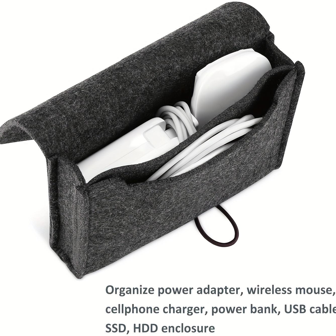 Power Adapter Cable Organizer Storage Bag, Felt Portable Button Type Double Black Accessory Bag Kit FilledElectrical Organizer темно-серого
Power Adapter Cable Organizer Storage Bag, Felt Portable Button Type Double Black Accessory Bag Kit FilledElectrical Organizer темно-серого