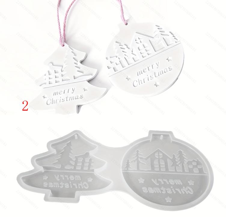 1Pc Silicone Mold for Christmas Ornaments - Round, Heart, Star, Christmas Tree Shapes - Resin Craft Molds for Holiday Home Decor
1Pc Silicone Mold for Christmas Ornaments - Round, Heart, Star, Christmas Tree Shapes - Resin Craft Molds for Holiday Home Decor