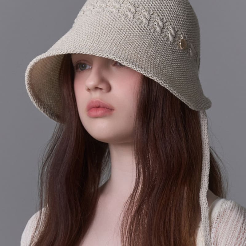 WHITE SANDS Summer Knit Bonnet Hat Boloren (4 colors) IVORY_Free
WHITE SANDS Summer Knit Bonnet Hat Boloren (4 colors) IVORY_Free