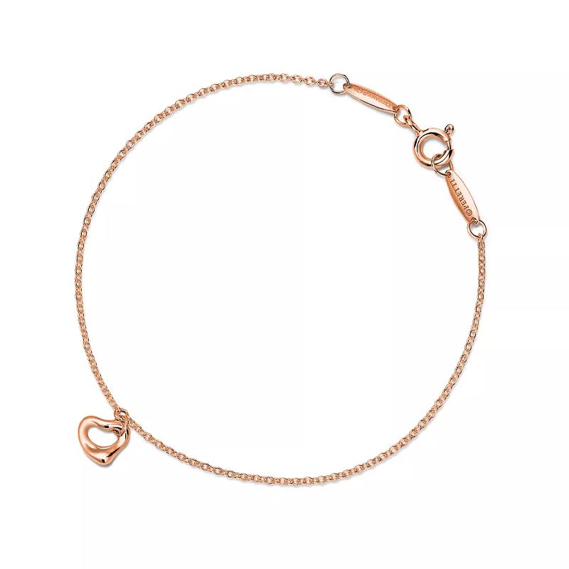 Tiffany & Co. Solid Hollow Heart Edge Design 18K Rose Gold Bracelet Women bracelet 75841612 Box+Shopping Bag
Tiffany & Co. Solid Hollow Heart Edge Design 18K Rose Gold Bracelet Women bracelet 75841612 Box+Shopping Bag