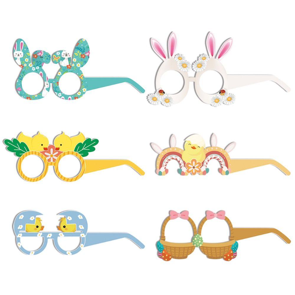 6Pcs/Set Rabbit Bunny Пасхальная оправа для очков Пасхальное яйцо Пасхальное платье Забавные бумажные пасхальные очки
6Pcs/Set Rabbit Bunny Пасхальная оправа для очков Пасхальное яйцо Пасхальное платье Забавные бумажные пасхальные очки
