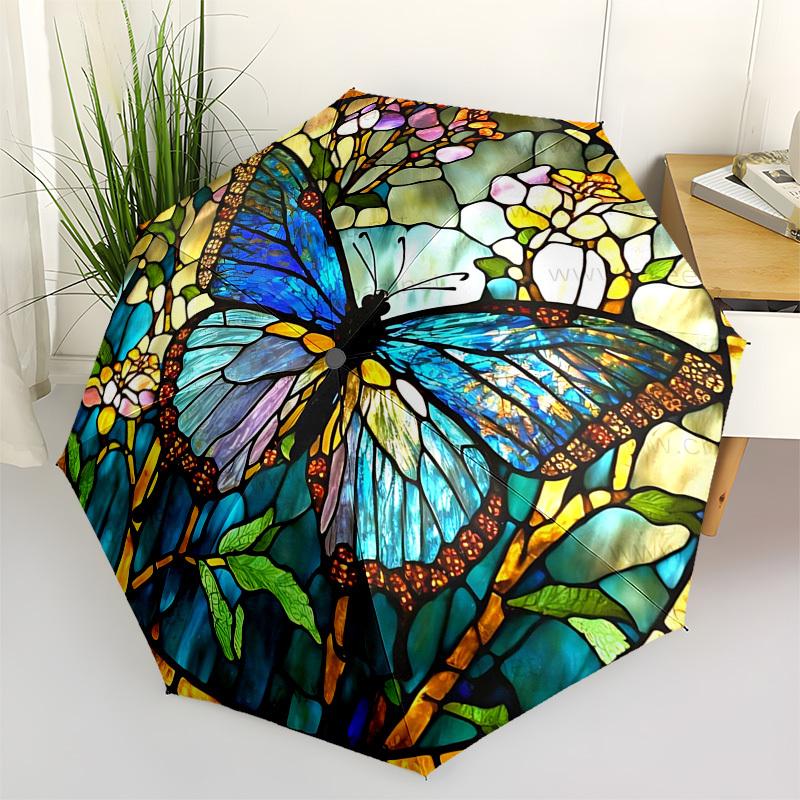 Butterfly Color RetroThemed Automatic Opening and Closing Umbrella 8 Ribs, Suitable for Leisure and Going Out, Outdoor Accessory, Gothic S
Butterfly Color RetroThemed Automatic Opening and Closing Umbrella 8 Ribs, Suitable for Leisure and Going Out, Outdoor Accessory, Gothic S