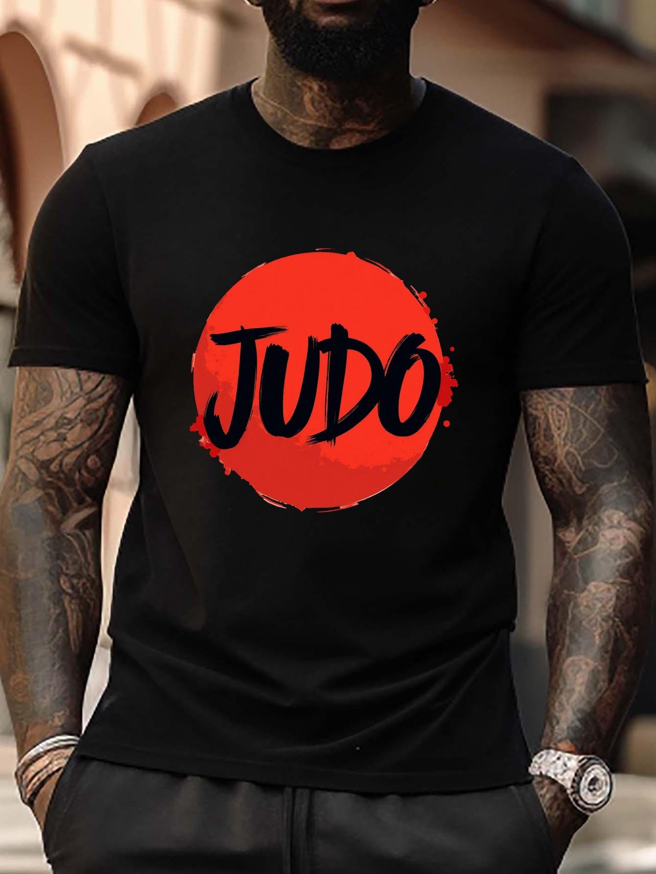 Plus Size Judo Graphic T-shirt - Black with Red Circle Design M
Plus Size Judo Graphic T-shirt - Black with Red Circle Design M