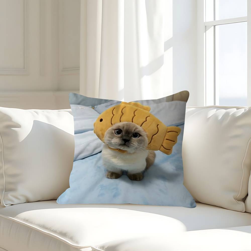 A Kitten Wearing A Headscarf Cushion Cover Car Throw Pillow Case For Sofa Car Christmas Gift 40x40cm 45x45cm 16x16Inch
A Kitten Wearing A Headscarf Cushion Cover Car Throw Pillow Case For Sofa Car Christmas Gift 40x40cm 45x45cm 16x16Inch