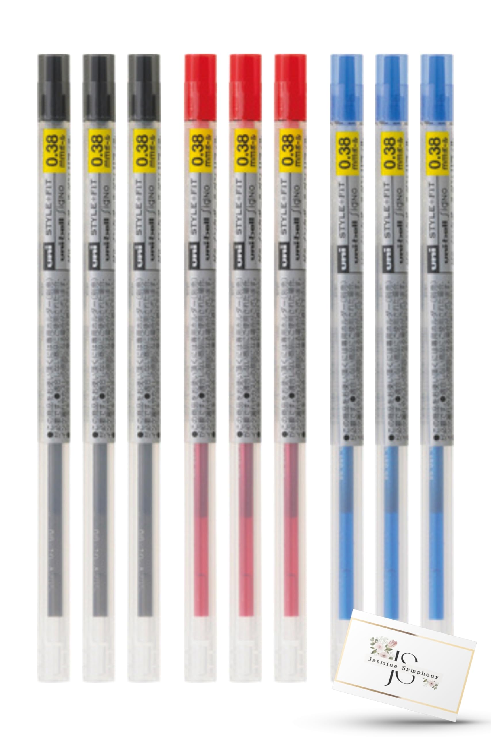 Стержень для шариковой ручки Mitsubishi Pencil uniballsigno Uniball Signo Style Fit цвета Черный x 3 Красный x 3 Синий x 3 Всего Для MITSUBISHIpencil
Стержень для шариковой ручки Mitsubishi Pencil uniballsigno Uniball Signo Style Fit цвета Черный x 3 Красный x 3 Синий x 3 Всего Для MITSUBISHIpencil