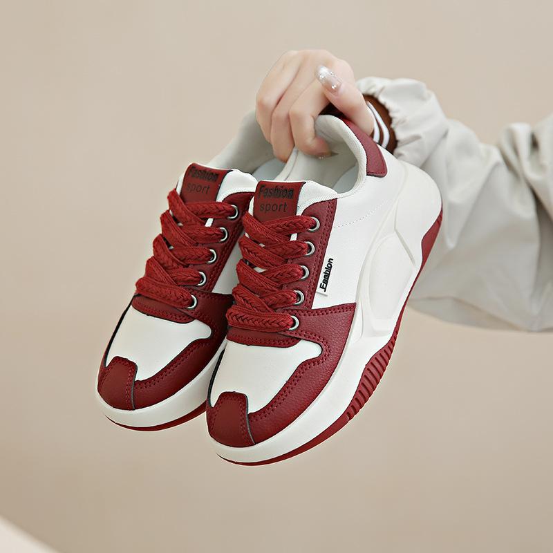 Women s Casual Platform Chunky Sneakers Slip On Lightweight Running Shoes Breathable PU Leather Walking Sneakers Lace Up Tennis Sport Shoes for Women 40 червоний
Women s Casual Platform Chunky Sneakers Slip On Lightweight Running Shoes Breathable PU Leather Walking Sneakers Lace Up Tennis Sport Shoes for Women 40 червоний