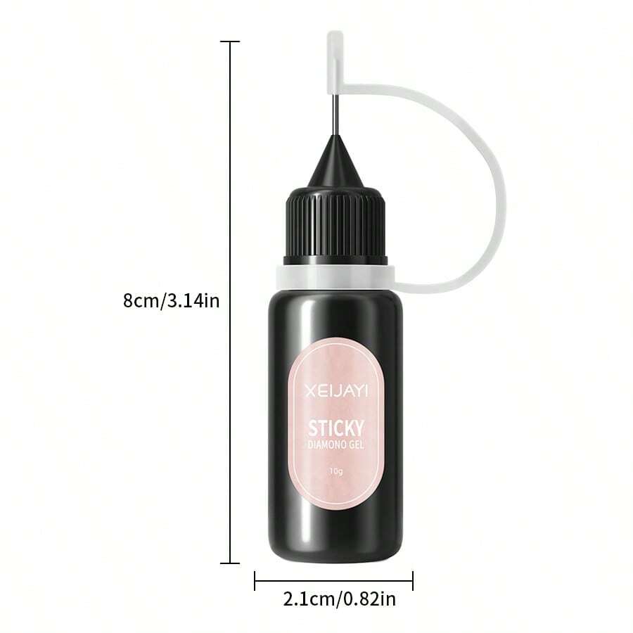 1pcs 10g Nail Art Glue, Super Sticky Builder Glue Soak Off UV Gel, For Gem Stones Jewelry Diamond Beads, Manicure Decoration 10g
1pcs 10g Nail Art Glue, Super Sticky Builder Glue Soak Off UV Gel, For Gem Stones Jewelry Diamond Beads, Manicure Decoration 10g