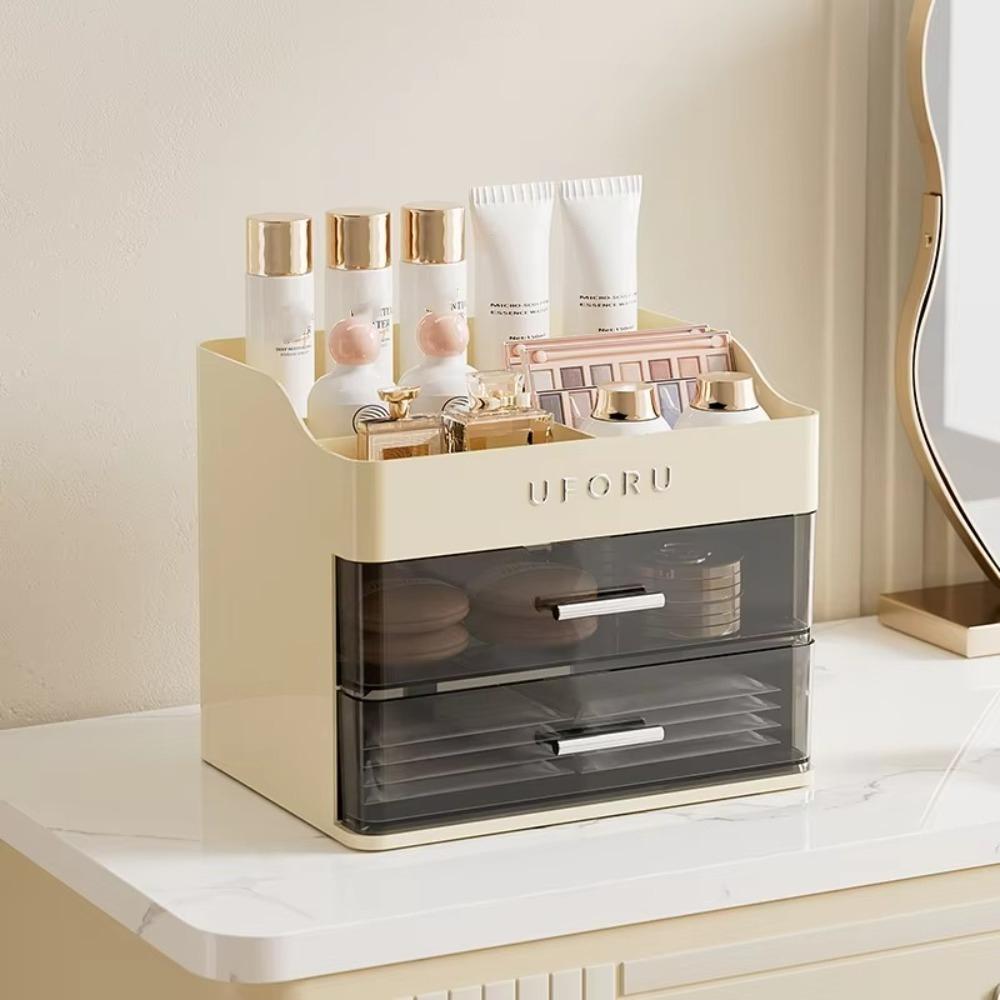Transparent Cosmetic Storage Box Dust Proof Cosmetics Storage Rack New Makeup Organizer Box White
Transparent Cosmetic Storage Box Dust Proof Cosmetics Storage Rack New Makeup Organizer Box White