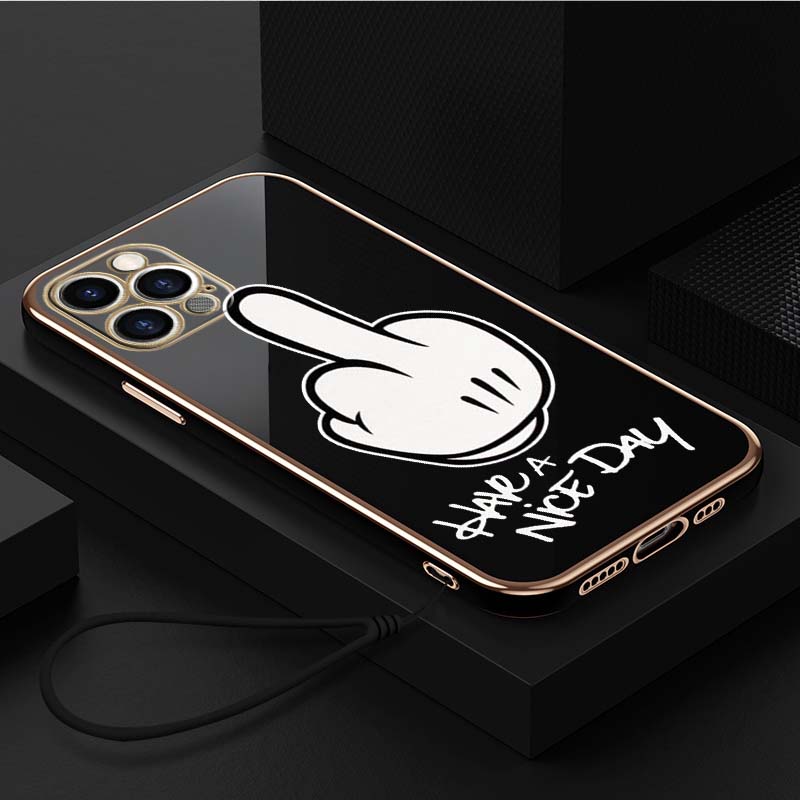 Роскошный чехол для телефона из ТПУ с ремешком для iPhone 6 6s 7 8 Plus SE XR XS 11 12 13 14 15 Pro Max Мягкие чехлы A8 Мультяшный чехол на средний палец
Роскошный чехол для телефона из ТПУ с ремешком для iPhone 6 6s 7 8 Plus SE XR XS 11 12 13 14 15 Pro Max Мягкие чехлы A8 Мультяшный чехол на средний палец