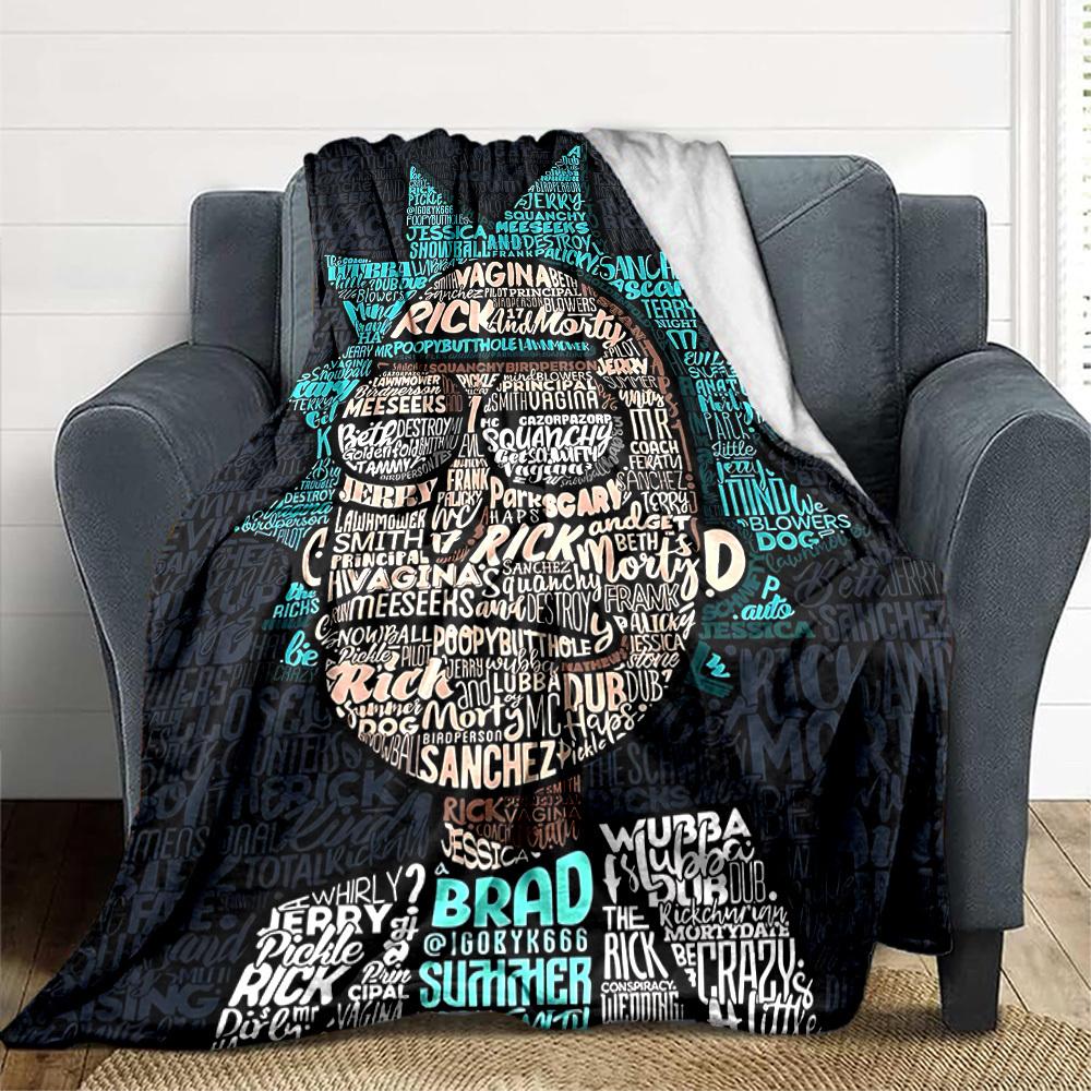 1pc Rick and Morty Blanket Lightweight Flannel Throw For Sofa, Bed, Travel, Livingroom, Office, Couch, Chair, And Bed 80x120cm
1pc Rick and Morty Blanket Lightweight Flannel Throw For Sofa, Bed, Travel, Livingroom, Office, Couch, Chair, And Bed 80x120cm