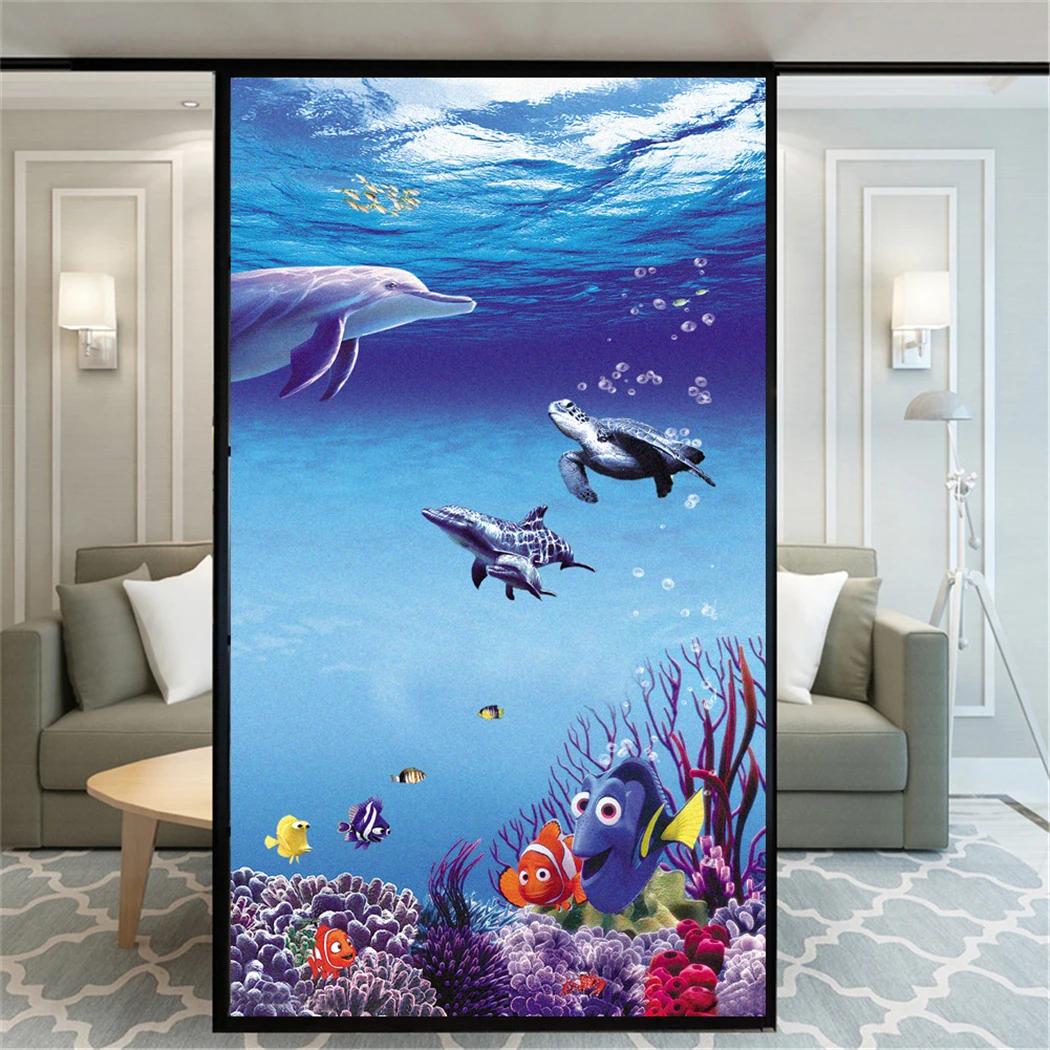 Dolphin Pattern Window Privacy Film Static Cling No Glue Decorative Window Treatments Window Sticker for Home Office (as the picture,40x60cm WxH)
Dolphin Pattern Window Privacy Film Static Cling No Glue Decorative Window Treatments Window Sticker for Home Office (as the picture,40x60cm WxH)