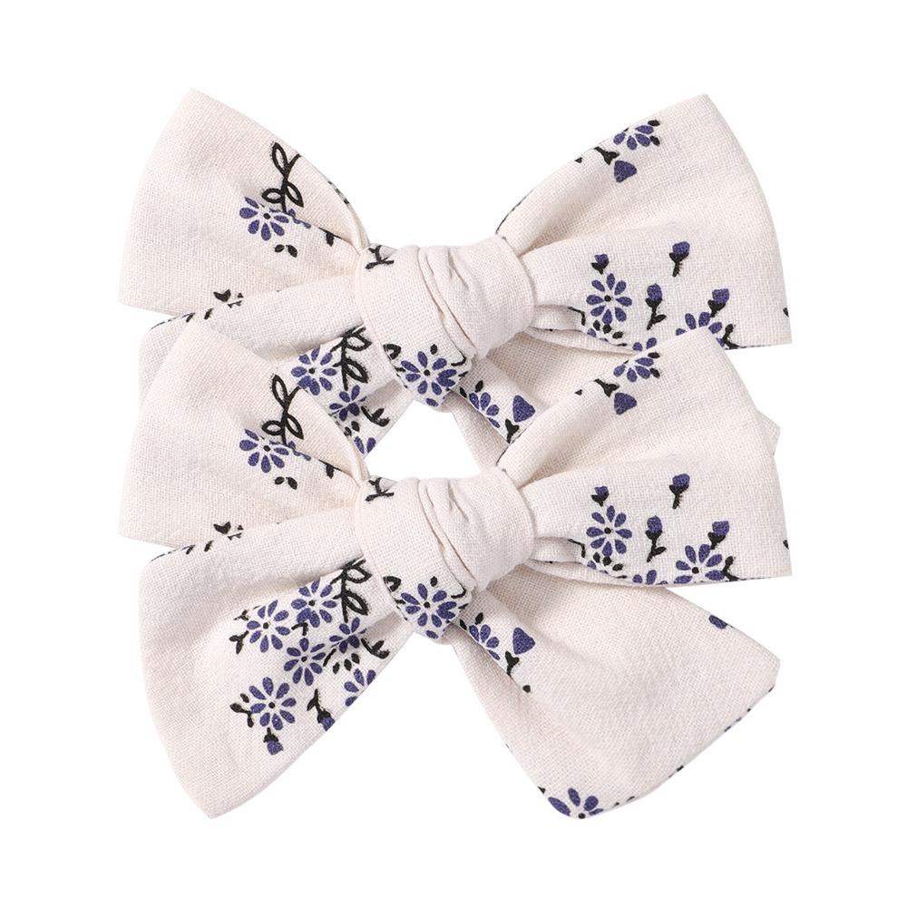 2Pcs/Set Sweet Flower Print Bowknot Hair Clips For Cute Baby Girls Cotton Bows Hairpins Barrettes Headwear Kids Hair Accessories
2Pcs/Set Sweet Flower Print Bowknot Hair Clips For Cute Baby Girls Cotton Bows Hairpins Barrettes Headwear Kids Hair Accessories