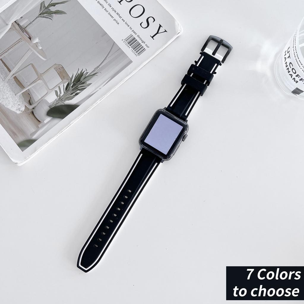 Высококачественный спортивный силиконовый ремешок для iwatch 7 6 SE 45 мм, двухцветный сменный ремешок для iwatch Series 7 6 SE 5 4, ремешок с пряжкой премиум-класса
Высококачественный спортивный силиконовый ремешок для iwatch 7 6 SE 45 мм, двухцветный сменный ремешок для iwatch Series 7 6 SE 5 4, ремешок с пряжкой премиум-класса