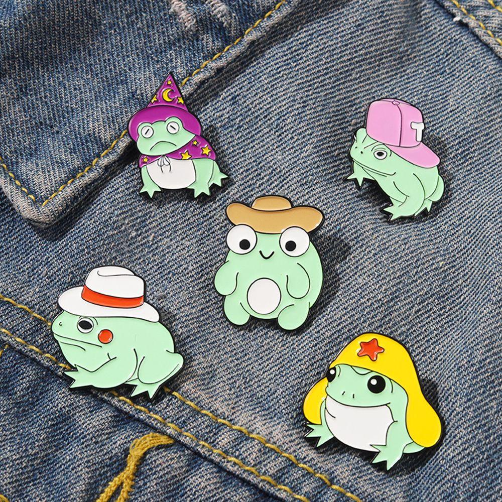 Gift Backpack Denim Clothes Anime Froggy Badge Lapel Pins Enamel Pin Frog Brooches
Gift Backpack Denim Clothes Anime Froggy Badge Lapel Pins Enamel Pin Frog Brooches