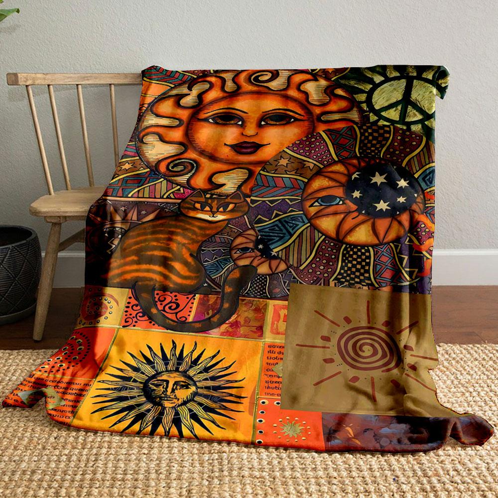 Sun Moon Cat Print Blanket bedroom Blanket for Livingroom Couch lunch break Soft throw for Friend s festival Gift 80cm x 120cm
Sun Moon Cat Print Blanket bedroom Blanket for Livingroom Couch lunch break Soft throw for Friend s festival Gift 80cm x 120cm