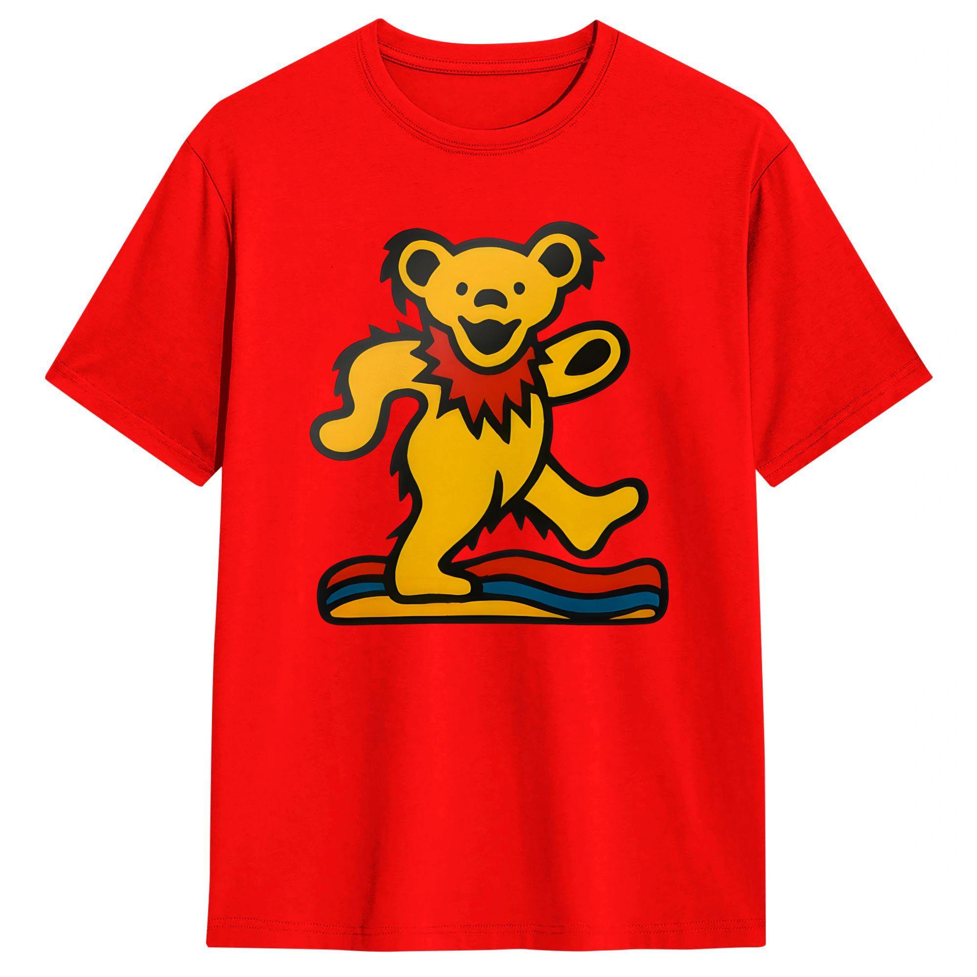 Oversized T Shirt Summer Gratefuls Deads Yellow Dancing Bear Hippie T Shirts Cotton Tshirt Unisexs Y2K Retro Short Sleeve Clothes S
Oversized T Shirt Summer Gratefuls Deads Yellow Dancing Bear Hippie T Shirts Cotton Tshirt Unisexs Y2K Retro Short Sleeve Clothes S