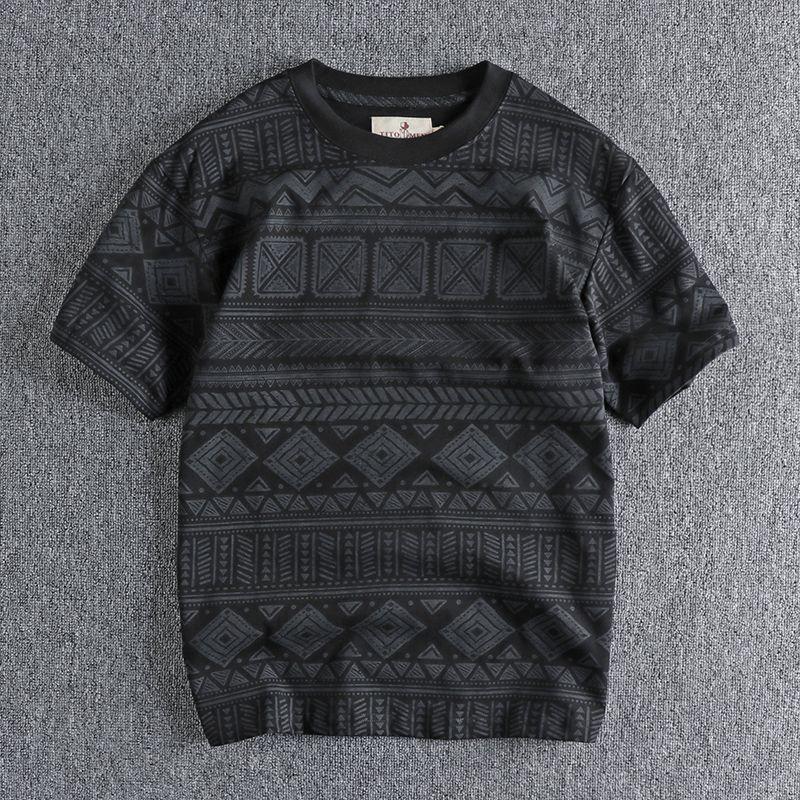Old Style Men s Short-sleeved T-shirt Cotton All-over Printing Summer Men s Korean Style Round Neck Half-sleeved Trendy Clothing M чорний
Old Style Men s Short-sleeved T-shirt Cotton All-over Printing Summer Men s Korean Style Round Neck Half-sleeved Trendy Clothing M чорний