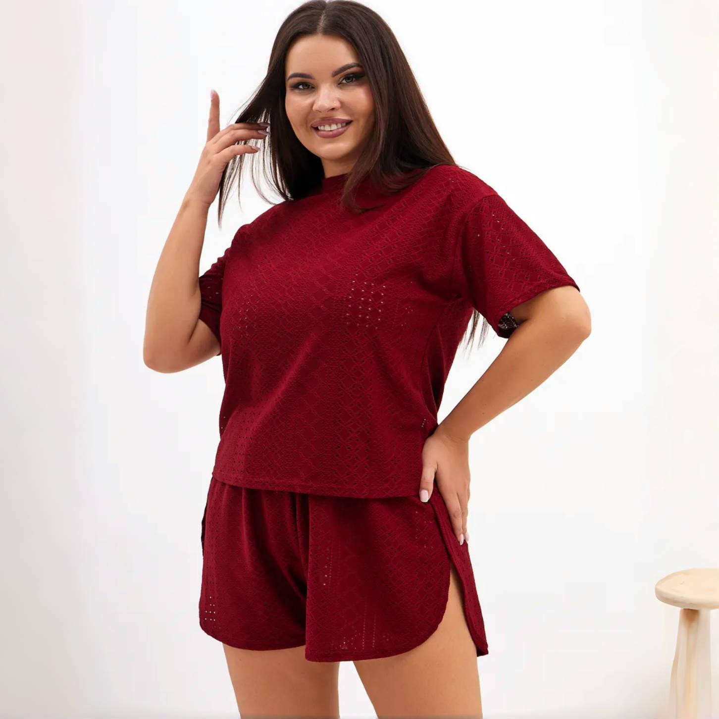 летний комплект пижамы больших размеров 3XL 4XL с топами с коротким рукавом и шортами, повседневный оверсайз однотонный мягкий комплект пижамы для женщин, комплект для сна, домашняя одежда XL
летний комплект пижамы больших размеров 3XL 4XL с топами с коротким рукавом и шортами, повседневный оверсайз однотонный мягкий комплект пижамы для женщин, комплект для сна, домашняя одежда XL