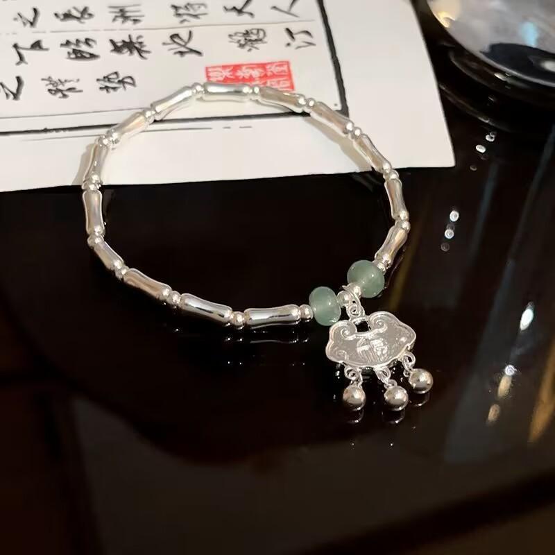 Ancient Bamboo afety Lock Fu Brand mall Freh Girl Gentle Bracelet Necklace Girl Birthday Gift Tide
Ancient Bamboo afety Lock Fu Brand mall Freh Girl Gentle Bracelet Necklace Girl Birthday Gift Tide