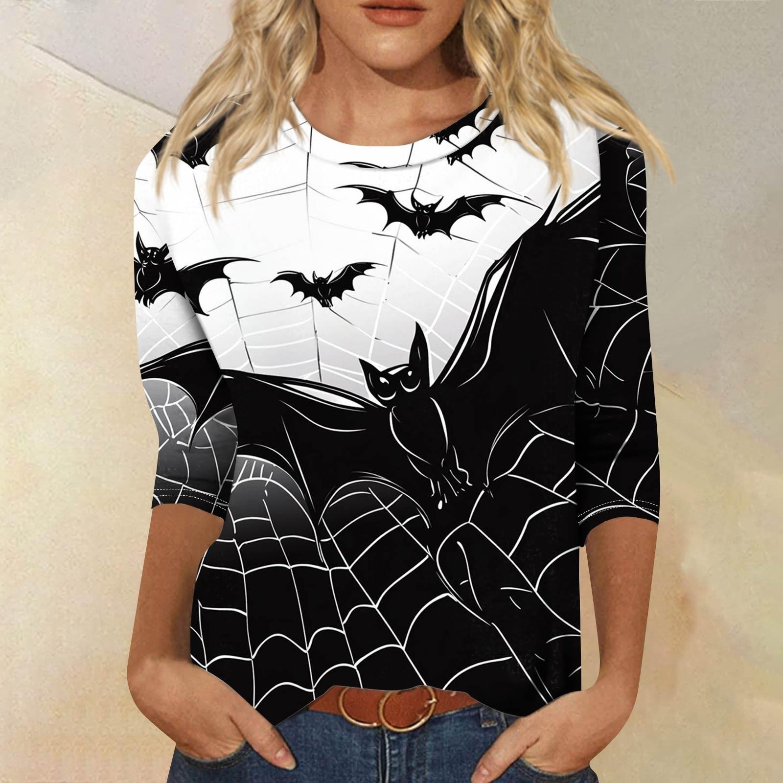 Женская модная повседневная свободная футболка с круглым вырезом и рукавами 3/4 с принтом, женский топ S
Женская модная повседневная свободная футболка с круглым вырезом и рукавами 3/4 с принтом, женский топ S