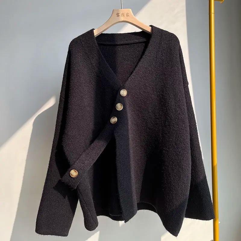 Sweater Women s Jacket Design Small Autumn Winter High-quality Soft Loose Long Thick Knit Cardigan Long Sleeve Cardigan One Size
Sweater Women s Jacket Design Small Autumn Winter High-quality Soft Loose Long Thick Knit Cardigan Long Sleeve Cardigan One Size