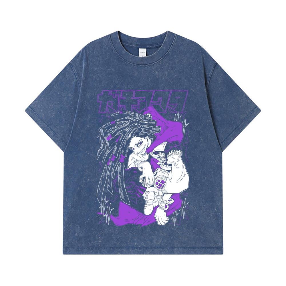 275 GSM Washed T-shirts 100% Cotton Gachiakuta V4 Jabber Print Unisex Heavy Cotton T Shirt 2XL королівський синій колір
275 GSM Washed T-shirts 100% Cotton Gachiakuta V4 Jabber Print Unisex Heavy Cotton T Shirt 2XL королівський синій колір