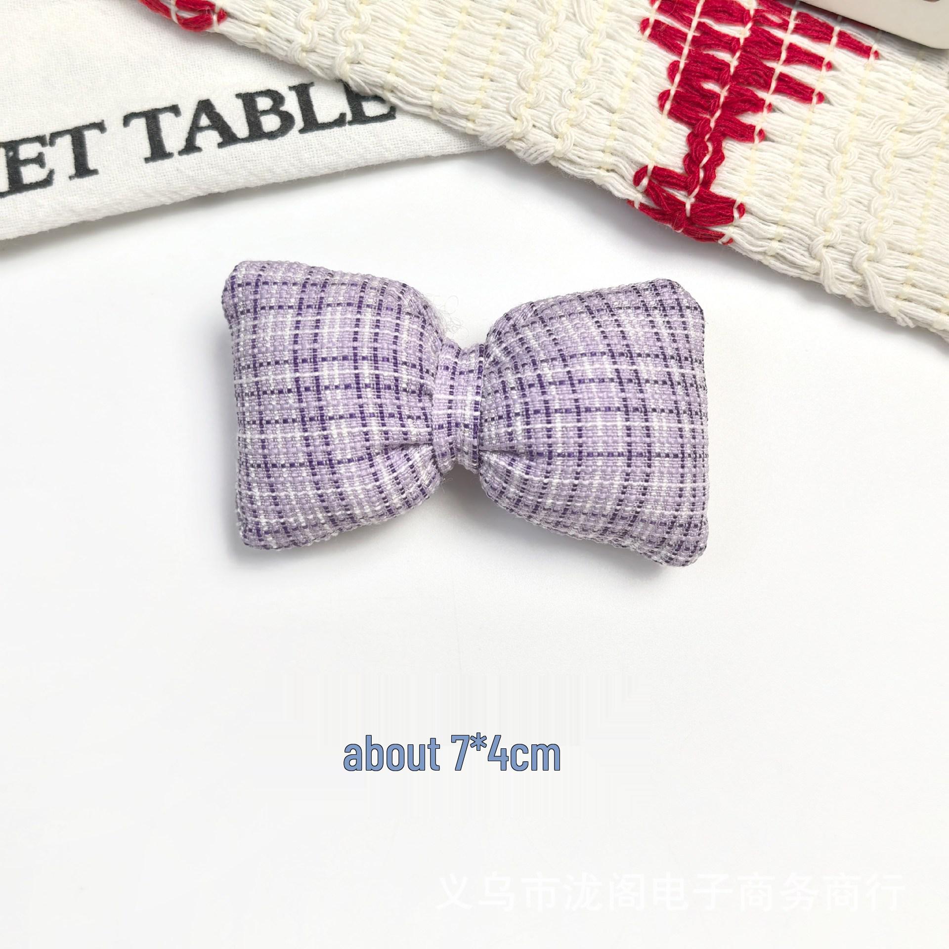 New Cotton-Filled Plaid Bow Knot Hair Clip & Scarf Decoration - Korean Style DIY Jewelry
New Cotton-Filled Plaid Bow Knot Hair Clip & Scarf Decoration - Korean Style DIY Jewelry