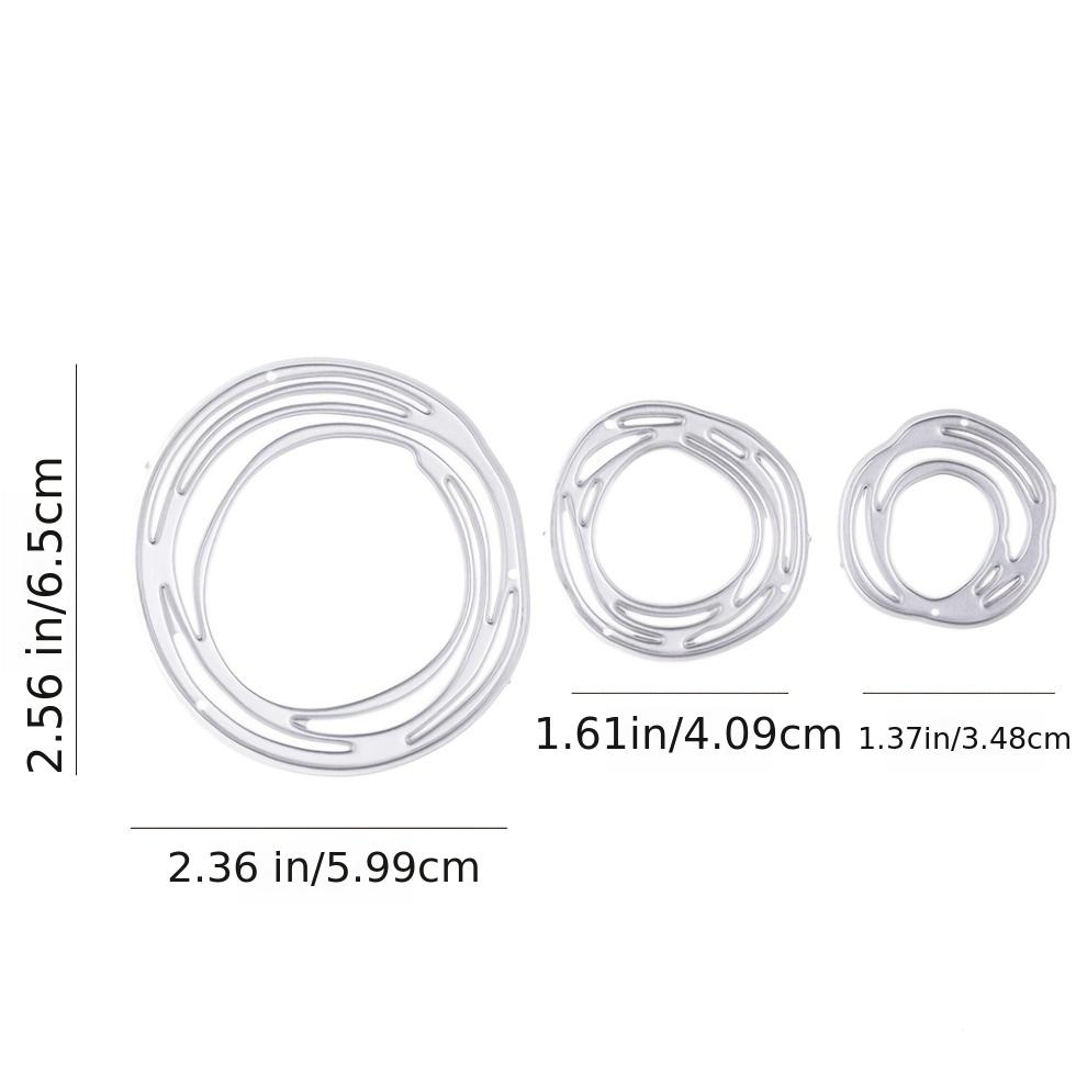 Круглые 3 шт./компл. металлические трафареты для скрапбукинга, серебристый трафарет из углеродистой стали, тиснение, бумажный альбом, изготовление карточек
Круглые 3 шт./компл. металлические трафареты для скрапбукинга, серебристый трафарет из углеродистой стали, тиснение, бумажный альбом, изготовление карточек