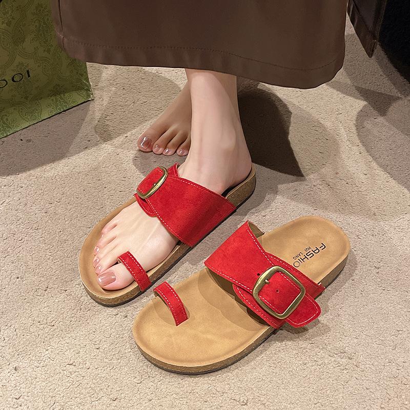 2024 summer new set of toe flat bottom cool slippers women s fashion with skirt beach slippers 35 червоний
2024 summer new set of toe flat bottom cool slippers women s fashion with skirt beach slippers 35 червоний