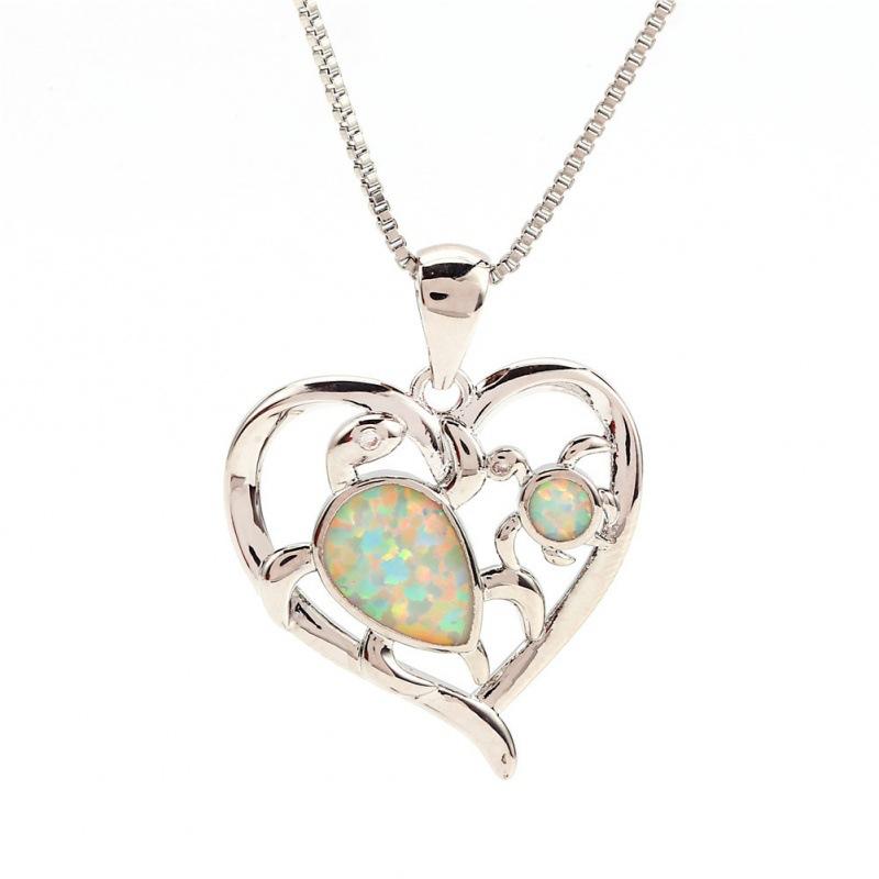 ins wind gold platinum blue and white opal size turtle mother and son hollow heart-shaped versatile necklace
ins wind gold platinum blue and white opal size turtle mother and son hollow heart-shaped versatile necklace