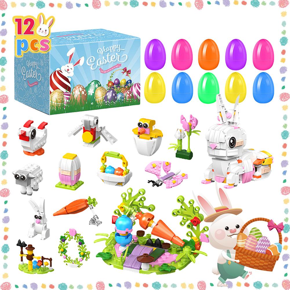 12PCS 2025 Easter Egg Gifts Filled with Building Blocks Colorful Easter Basket Prefilled Toy For Easter Hunts Kids Birthday Gift
12PCS 2025 Easter Egg Gifts Filled with Building Blocks Colorful Easter Basket Prefilled Toy For Easter Hunts Kids Birthday Gift