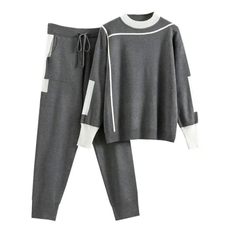 Casual round Neck Knit Two-Piece Set Casual round Neck Knitted Two-Piece Women Gray XL
Casual round Neck Knit Two-Piece Set Casual round Neck Knitted Two-Piece Women Gray XL