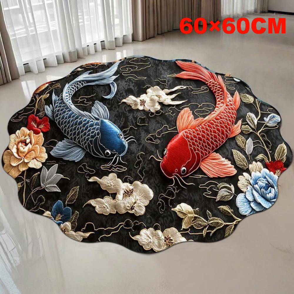 Nordic Abstract Koi Carpet Chinese-style Wavy Floral Floor Mat Abrasion-resistant Non-slip Bathroom Door Rug Home Decor
Nordic Abstract Koi Carpet Chinese-style Wavy Floral Floor Mat Abrasion-resistant Non-slip Bathroom Door Rug Home Decor