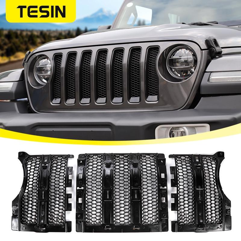 Решетка TESIN Racing для Jeep Gladiator JT 2018+, передняя сетчатая вставка, решетка радиатора, сотовая решетка для Jeep Wrangler JL
Решетка TESIN Racing для Jeep Gladiator JT 2018+, передняя сетчатая вставка, решетка радиатора, сотовая решетка для Jeep Wrangler JL