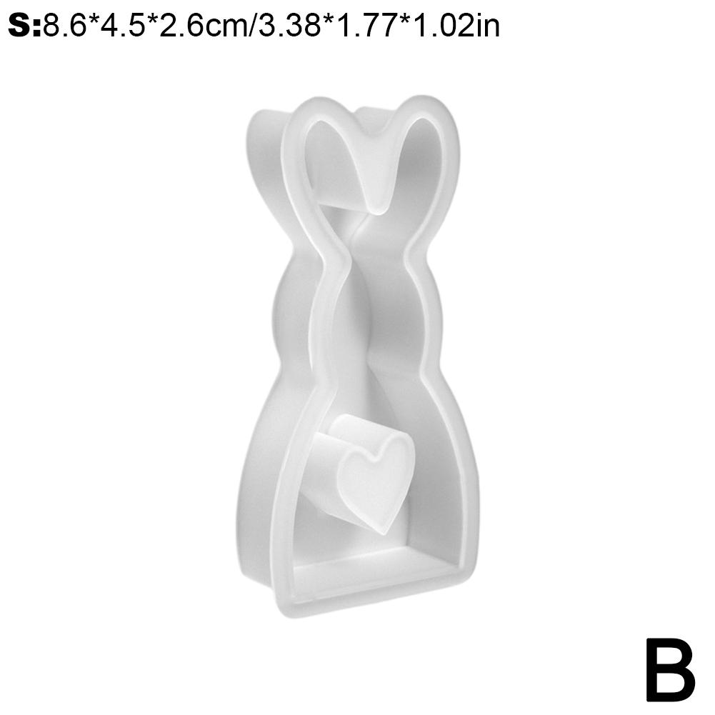 Cute Rabbit Candle Silicone Mold 3D Cartoon Rabbit Crafts Plaster Cement Resin Soap Mould DIY Handmade Tools For Easter Gifts
Cute Rabbit Candle Silicone Mold 3D Cartoon Rabbit Crafts Plaster Cement Resin Soap Mould DIY Handmade Tools For Easter Gifts