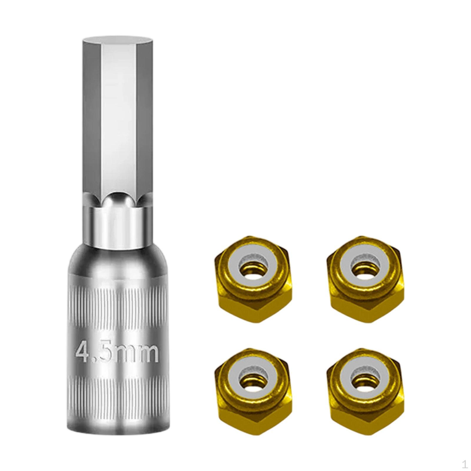 1:30 4 Wheel Nuts, High-Performance Spare Parts, Easy Assembly, Metal, Professional, RC Car золотий
1:30 4 Wheel Nuts, High-Performance Spare Parts, Easy Assembly, Metal, Professional, RC Car золотий