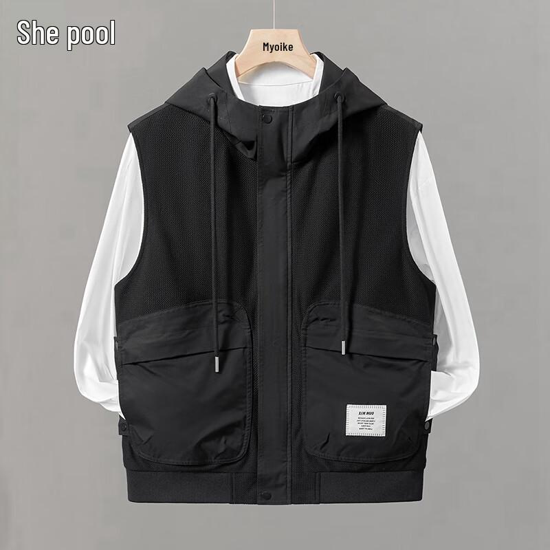 Women s Hooded Layered Print Vest L
Women s Hooded Layered Print Vest L