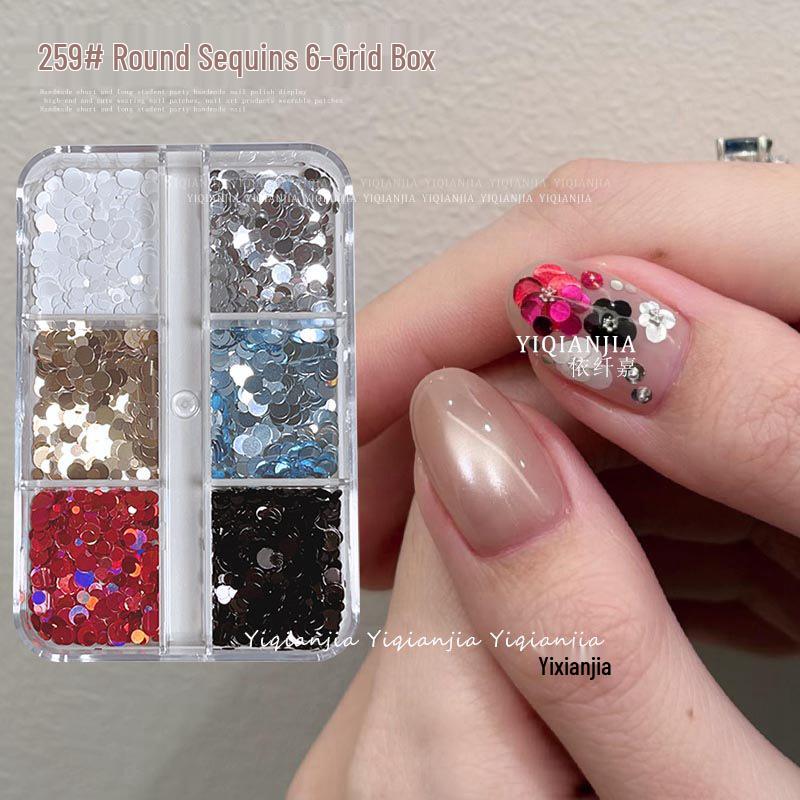 Spring Romantic Mosaic Nail Sequins Mix: Round, Polka Dots, Glitter in Various Sizes & Colors.
Spring Romantic Mosaic Nail Sequins Mix: Round, Polka Dots, Glitter in Various Sizes & Colors.