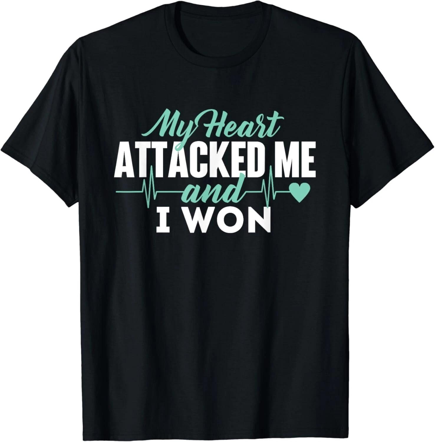 My Heart Attacked Me And I Won - Heart Attack Survivor Gift Unisex T-Shirt L
My Heart Attacked Me And I Won - Heart Attack Survivor Gift Unisex T-Shirt L