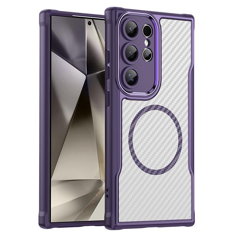 Samsung Galaxy S24 Ultra Case, Magnetic Carbon Fiber Transparent Phone Case Cover for Samsung Galaxy S24 Ultra фіолетовий
Samsung Galaxy S24 Ultra Case, Magnetic Carbon Fiber Transparent Phone Case Cover for Samsung Galaxy S24 Ultra фіолетовий