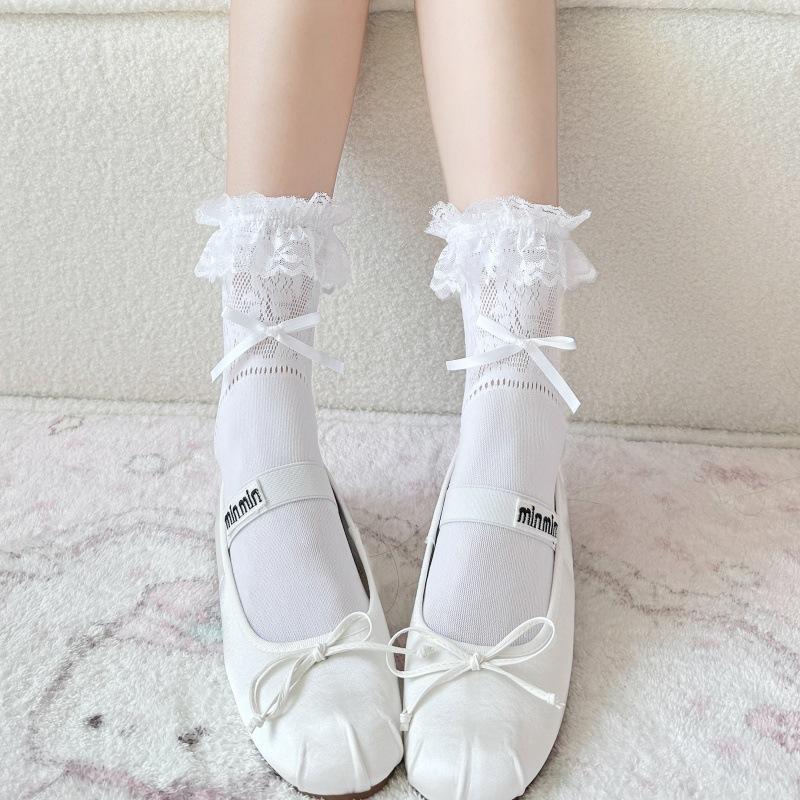 Spring And Summer Lace Medium Tube Solid Color Socks Women S Thin Bow Stacking Socks Short Socks Women S Jk Short Socks Rice One size fits all белый
Spring And Summer Lace Medium Tube Solid Color Socks Women S Thin Bow Stacking Socks Short Socks Women S Jk Short Socks Rice One size fits all белый