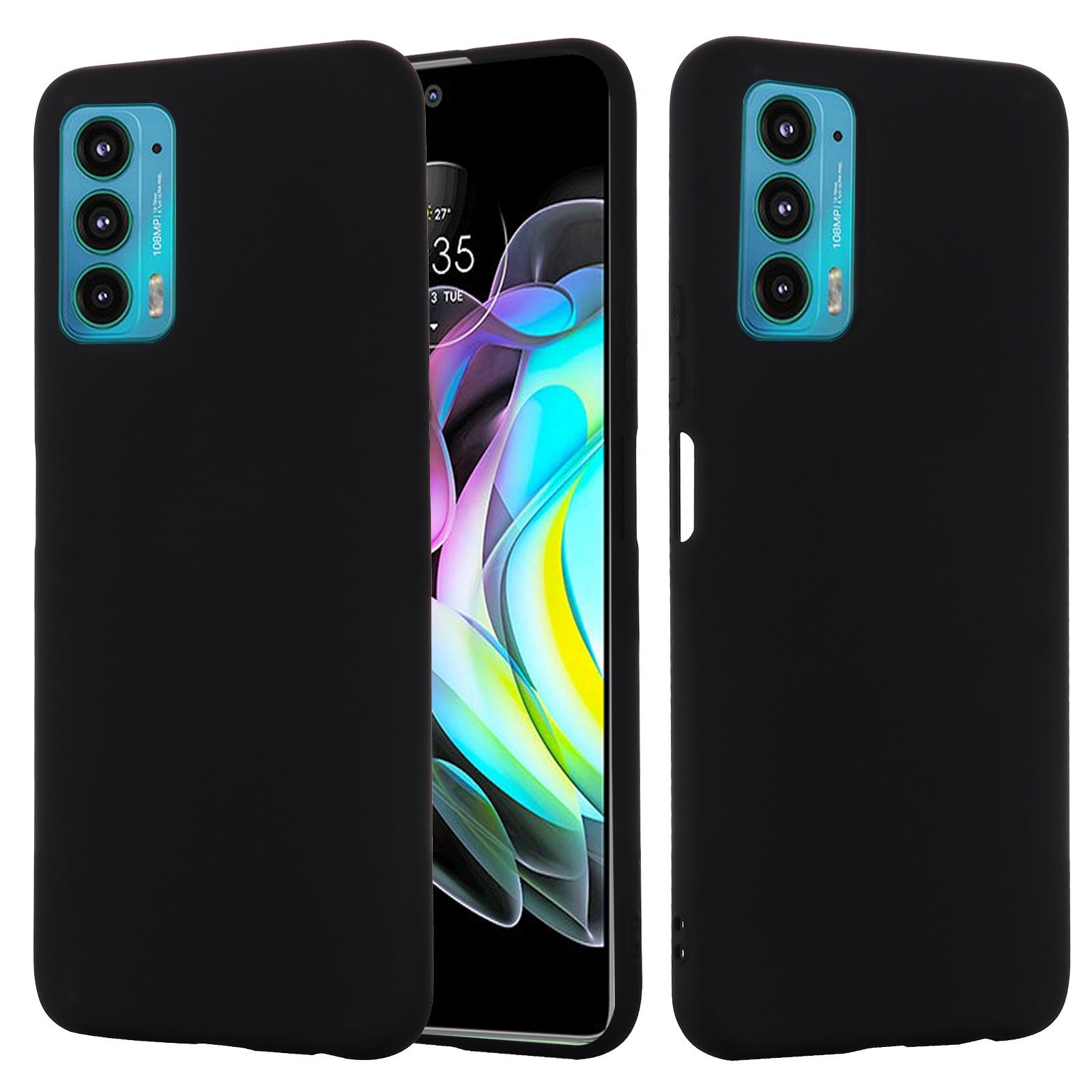 For Motorola Edge 20 Liquid Silicone Phone Case Soft Microfiber Lining Cellphone Back Cover with Strap Black
For Motorola Edge 20 Liquid Silicone Phone Case Soft Microfiber Lining Cellphone Back Cover with Strap Black