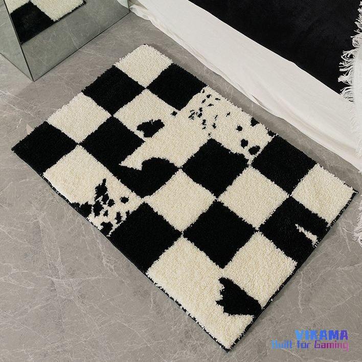 VIKAMA Faux Cashmere Bathroom Floor Mats Bedroom Floor Anti-slip Dirty Resistant Cloakroom Floor Mats Home Decoration 40X60CM(1.3X2FT
VIKAMA Faux Cashmere Bathroom Floor Mats Bedroom Floor Anti-slip Dirty Resistant Cloakroom Floor Mats Home Decoration 40X60CM(1.3X2FT