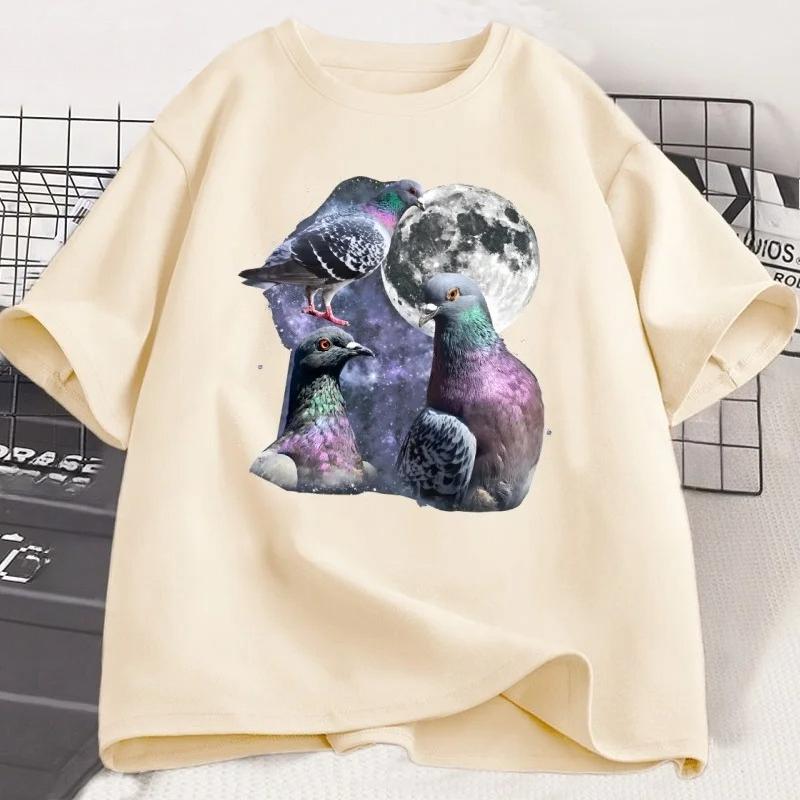 Three Pigeon Retro Graphic Tshirts Pigeon Moon T Shirt Oversized Bird Tee Women Printed Short Sleeve Clothes Tops Graphic Y2K 4XL
Three Pigeon Retro Graphic Tshirts Pigeon Moon T Shirt Oversized Bird Tee Women Printed Short Sleeve Clothes Tops Graphic Y2K 4XL