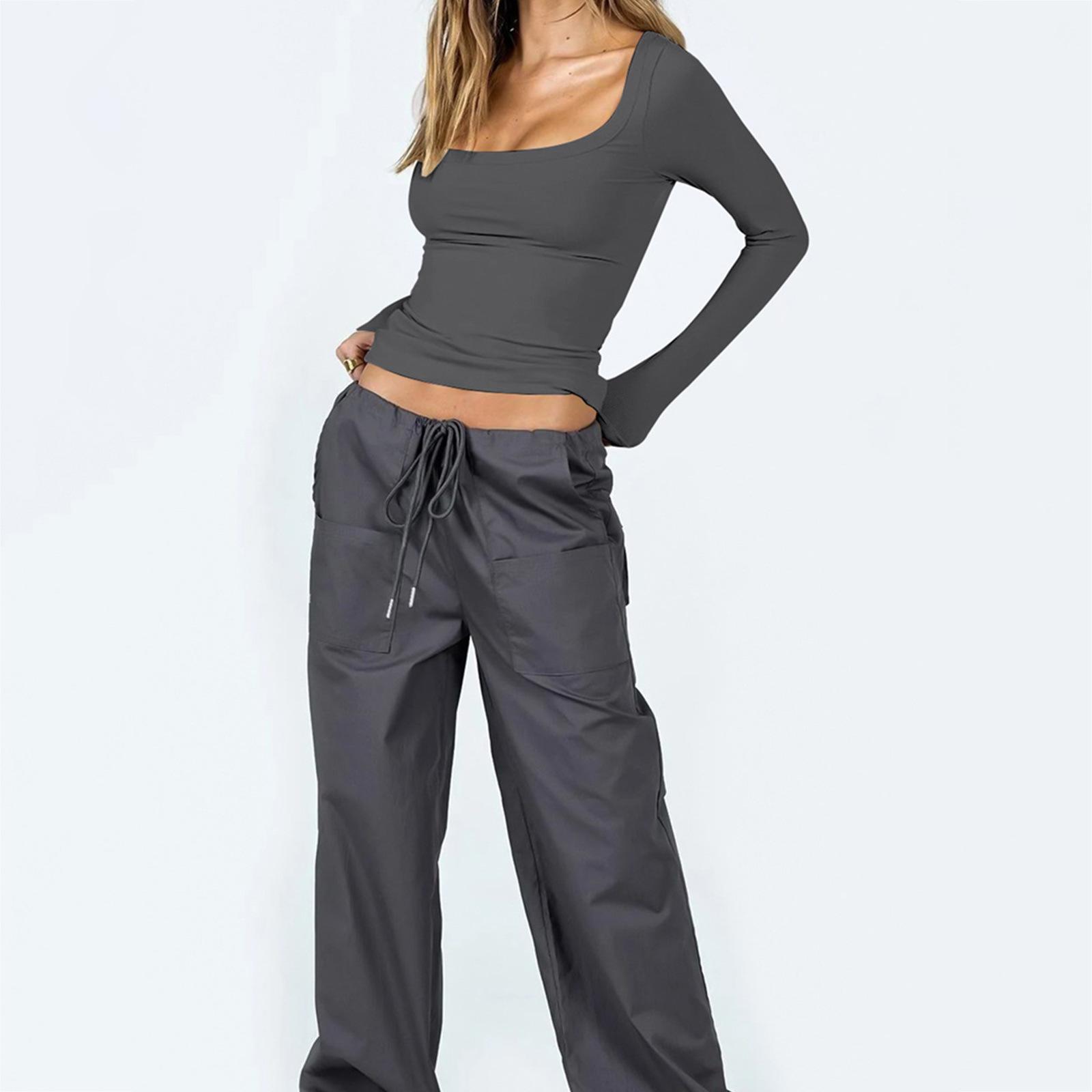 Diyun Женская Y2K Сексуальная Футболка с Длинным Рукавом, Облегающая, Горячий Продавец Весна/Лето 2024 Small темно-серого
Diyun Женская Y2K Сексуальная Футболка с Длинным Рукавом, Облегающая, Горячий Продавец Весна/Лето 2024 Small темно-серого