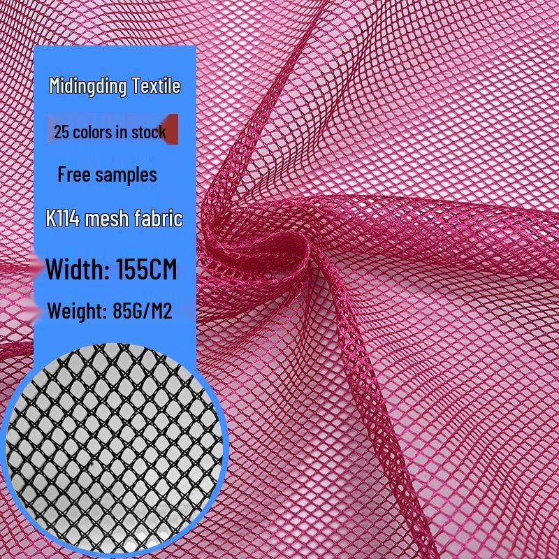 Rhombus Polyester Mesh Fabric: Laundry Bag, Tent Mesh, Handbag Lining, Coarse Net K114 Customizable Width/Color/Weight
Rhombus Polyester Mesh Fabric: Laundry Bag, Tent Mesh, Handbag Lining, Coarse Net K114 Customizable Width/Color/Weight