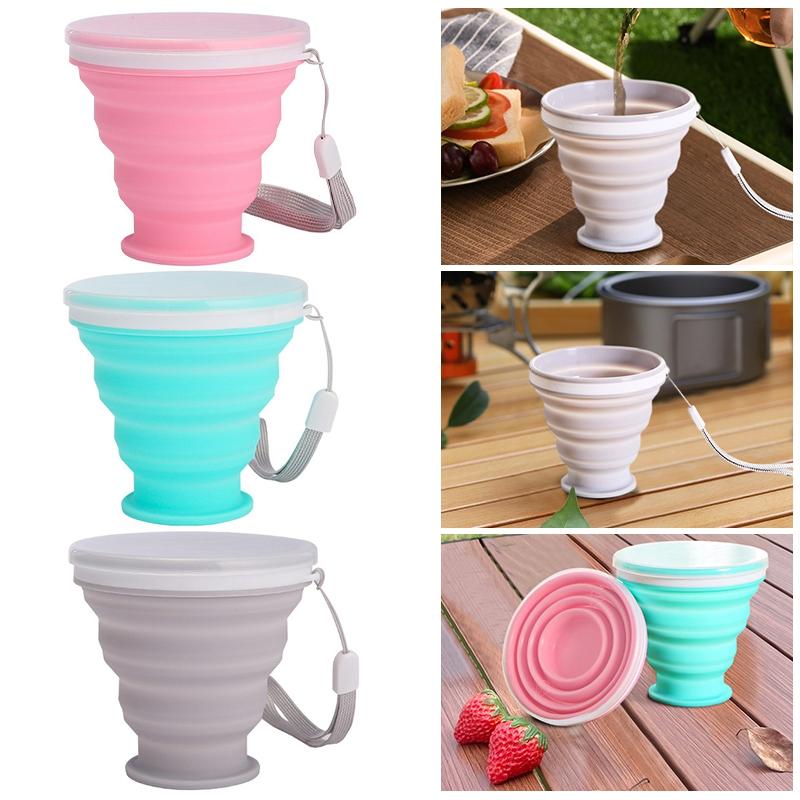200ML Silicone Folding Cup Portable Collapsible Foldable Cup For Picnic Drinking Mug Heat Resistant Telescopic Camping Cups
200ML Silicone Folding Cup Portable Collapsible Foldable Cup For Picnic Drinking Mug Heat Resistant Telescopic Camping Cups